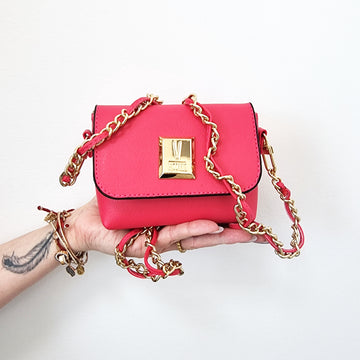 Vizzano 10047-1 Shoulder Bag in Pink Gloss